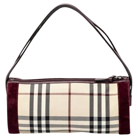 bauletto chek burberry|burberry check wallet.